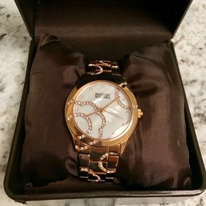 NWT Badgley Mishka Swarovski Crystal Watch